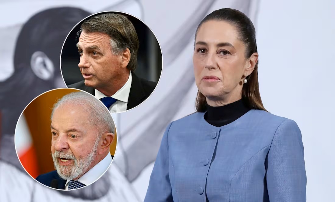Sheinbaum evita pronunciarse sobre caso de Bolsonaro y refrenda apoyo a Lula