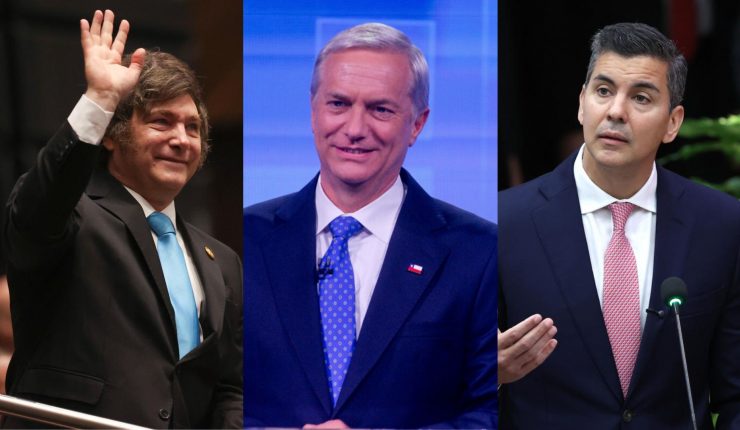 Presidentes Javier Milei y Santiago Peña llamaron a José Antonio Kast tras pasar a segunda vuelta