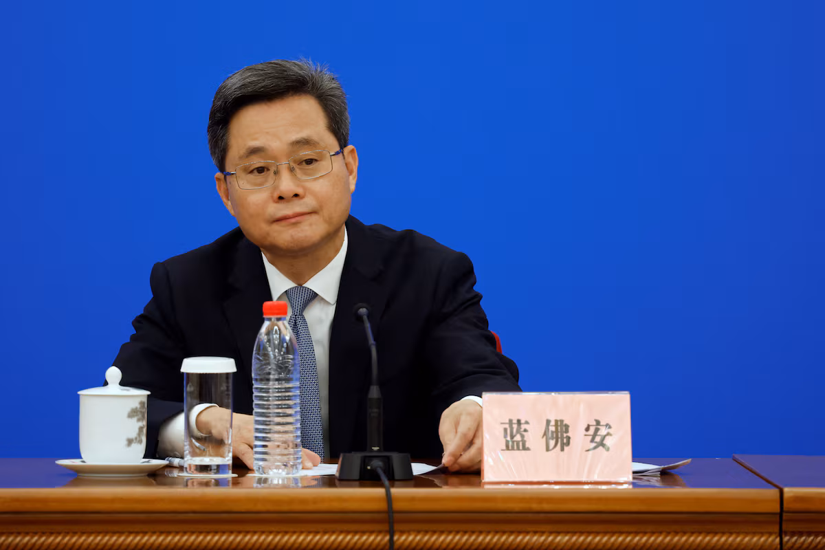 Chinese Finance Minister Lan Foan