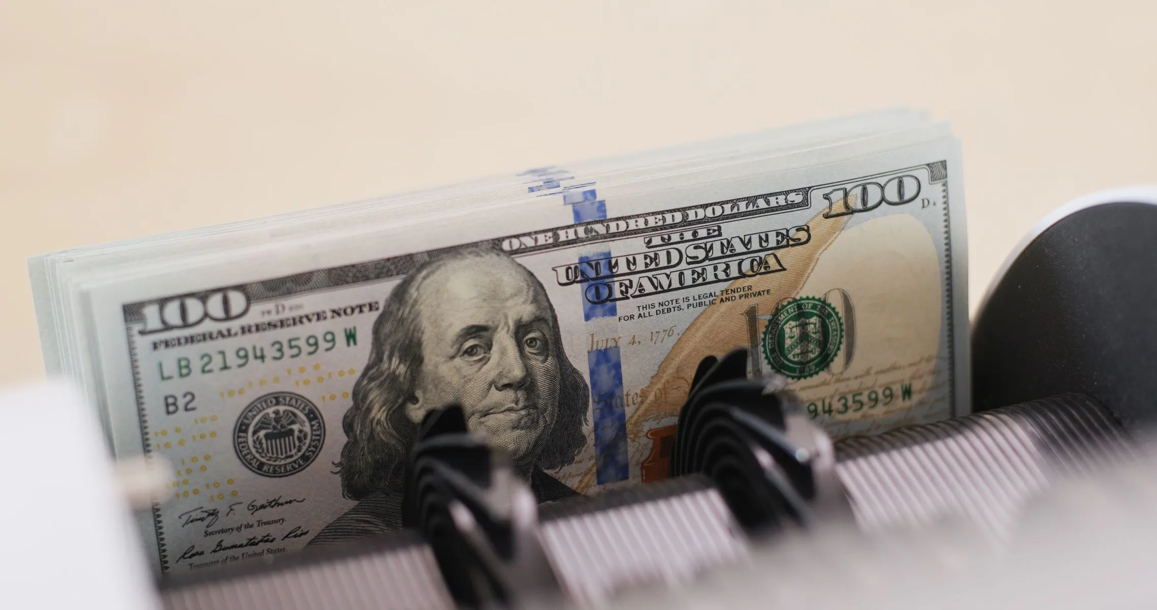 One hundred dollar bill.