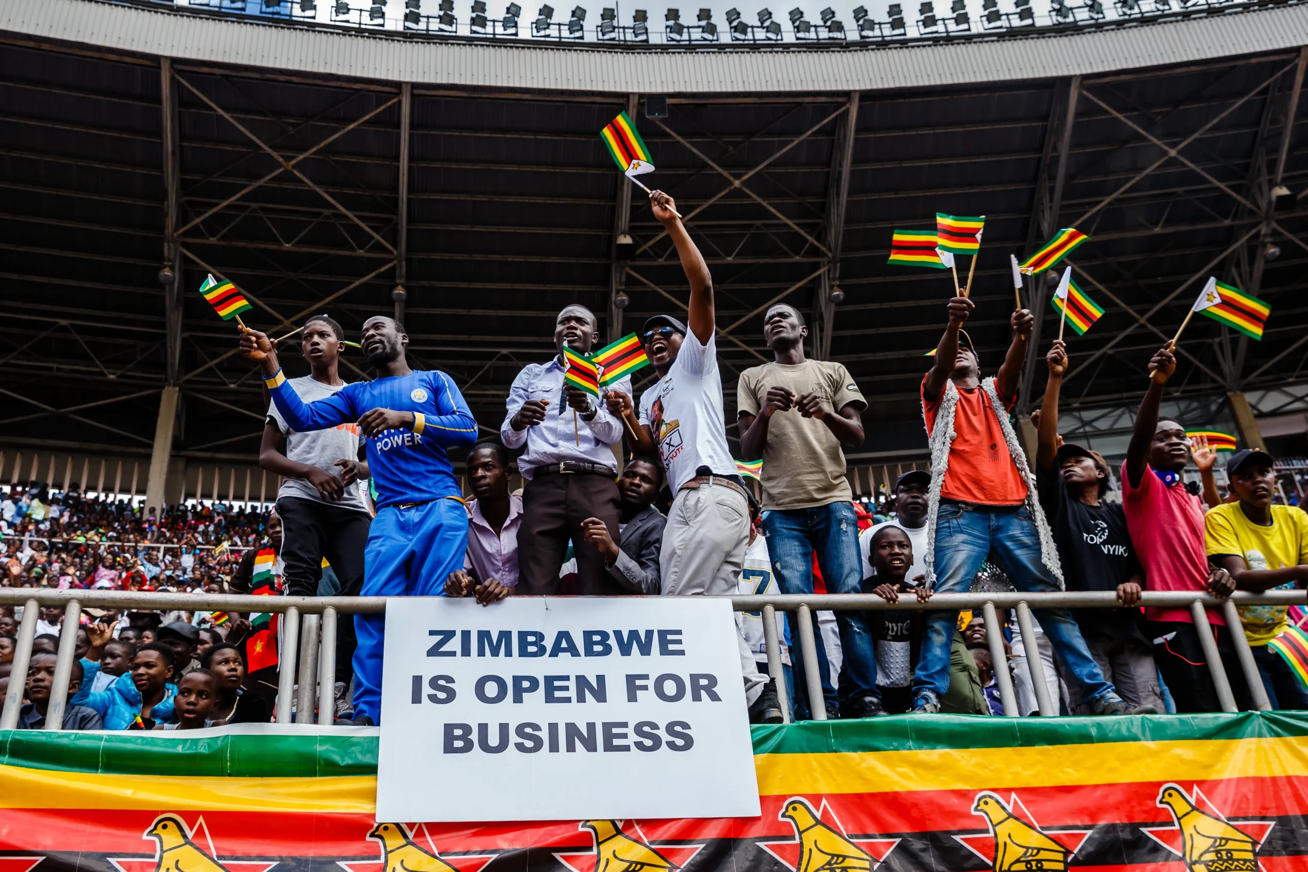 Parade in Zimbabwe.