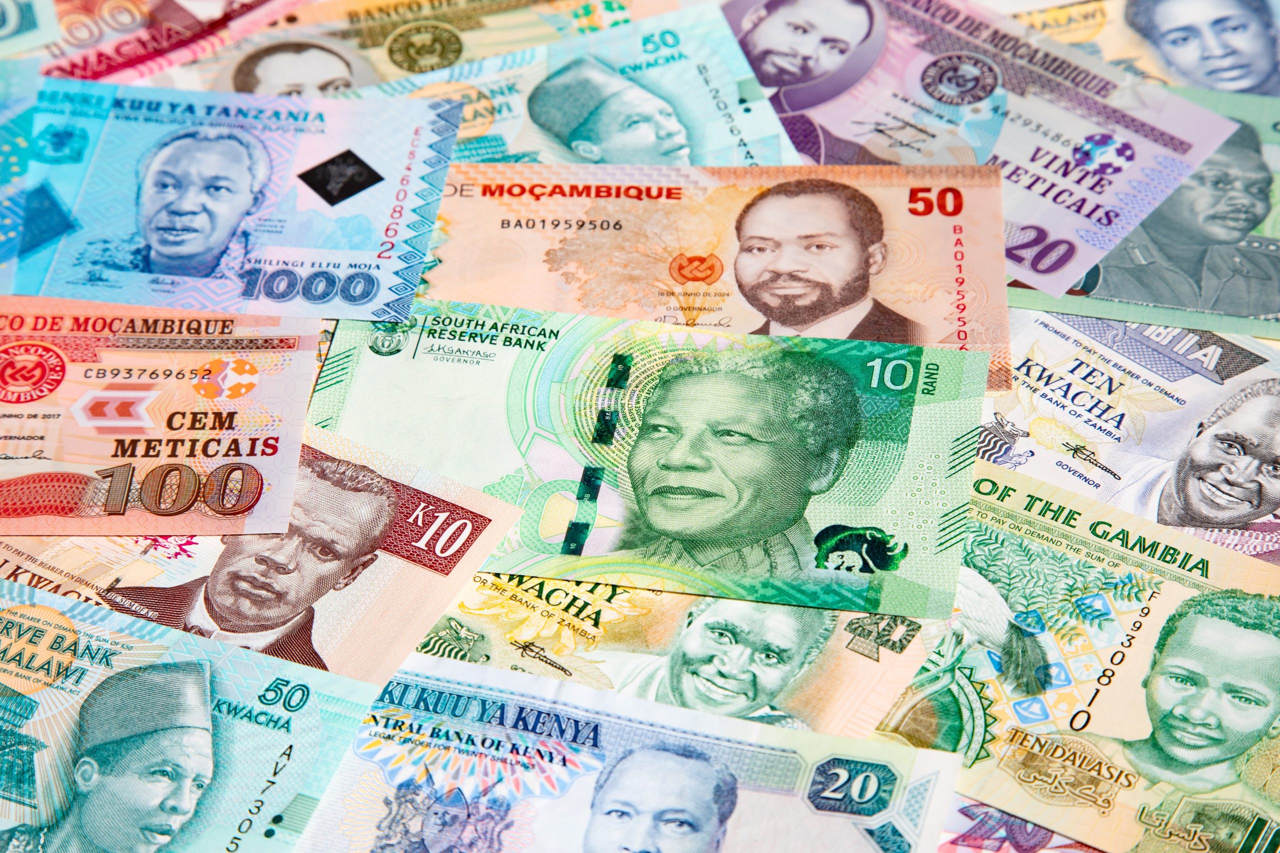 African currencies.