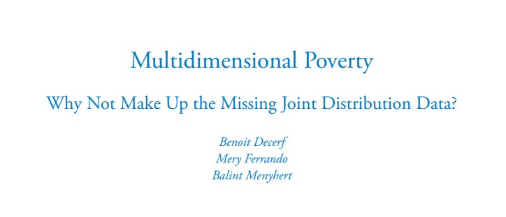 Multidimensional Poverty