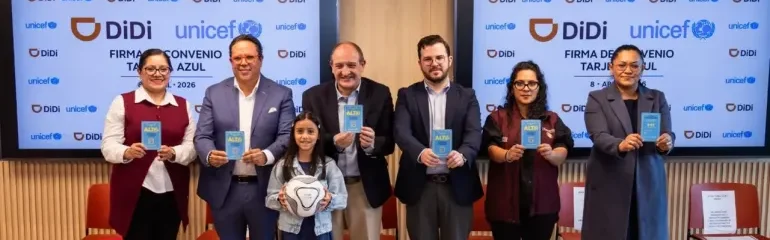 DiDi y UNICEF se unen para proteger a las infancias de México durante el Mundial de Futbol 2026