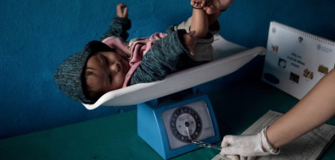Child malnutrition in Nepal has reached ‘alarming’ levels since aid cuts, survey finds.