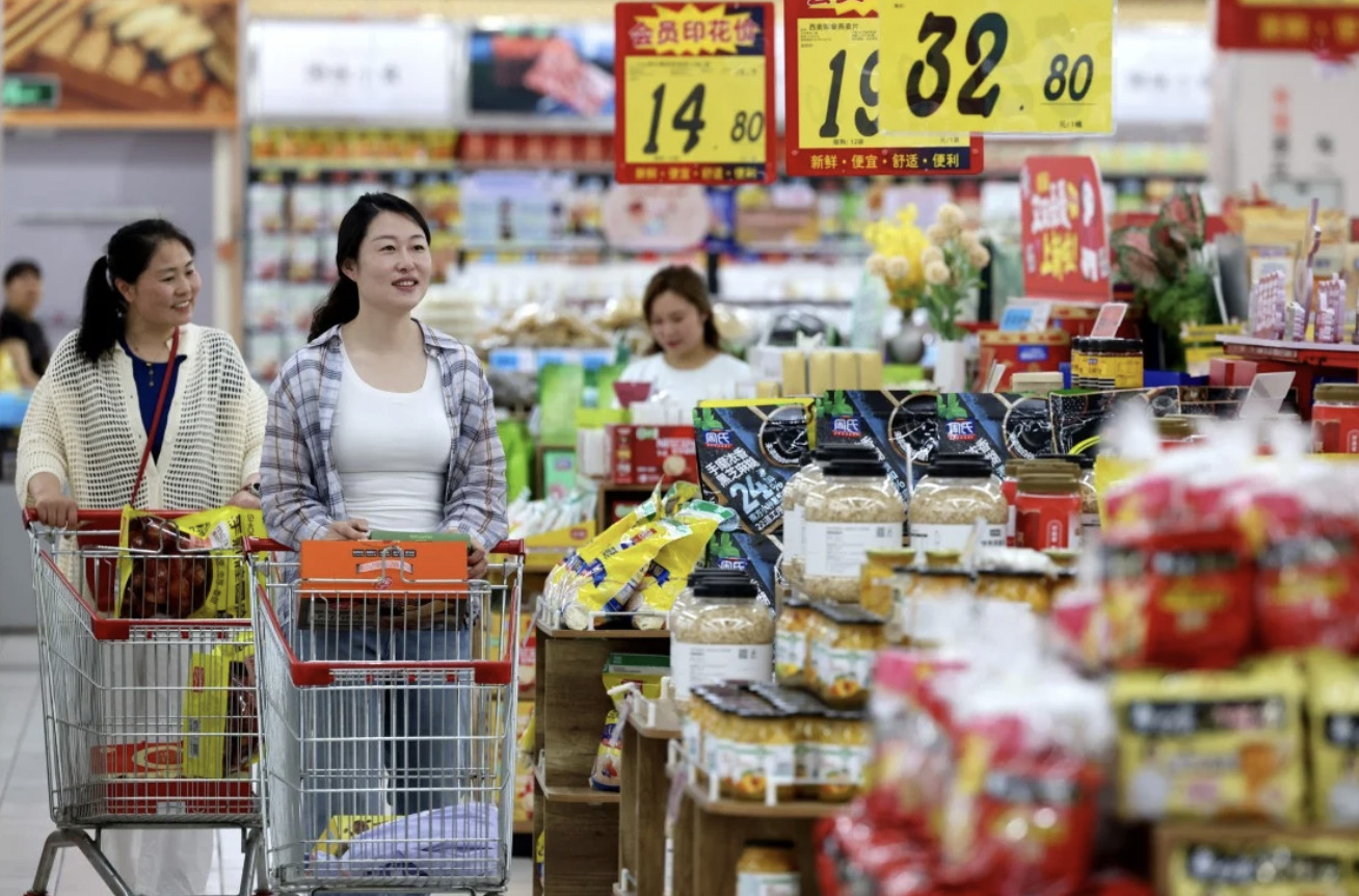 China Sees First Retail Sales Drop in Over 3 Years, Prompting Talk of Stimulus