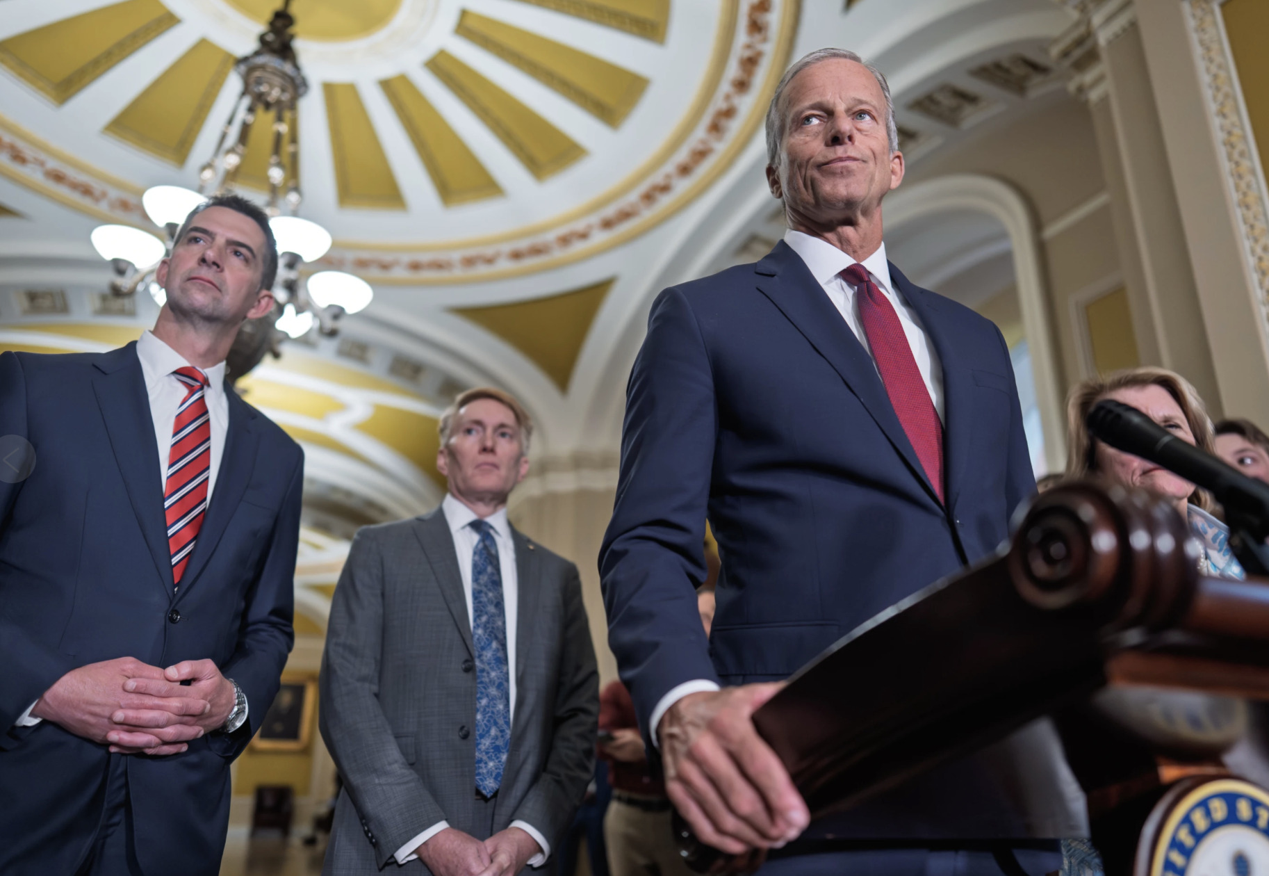Republicans consider next steps after scrapping of $1.8 billion fund for Trump allies