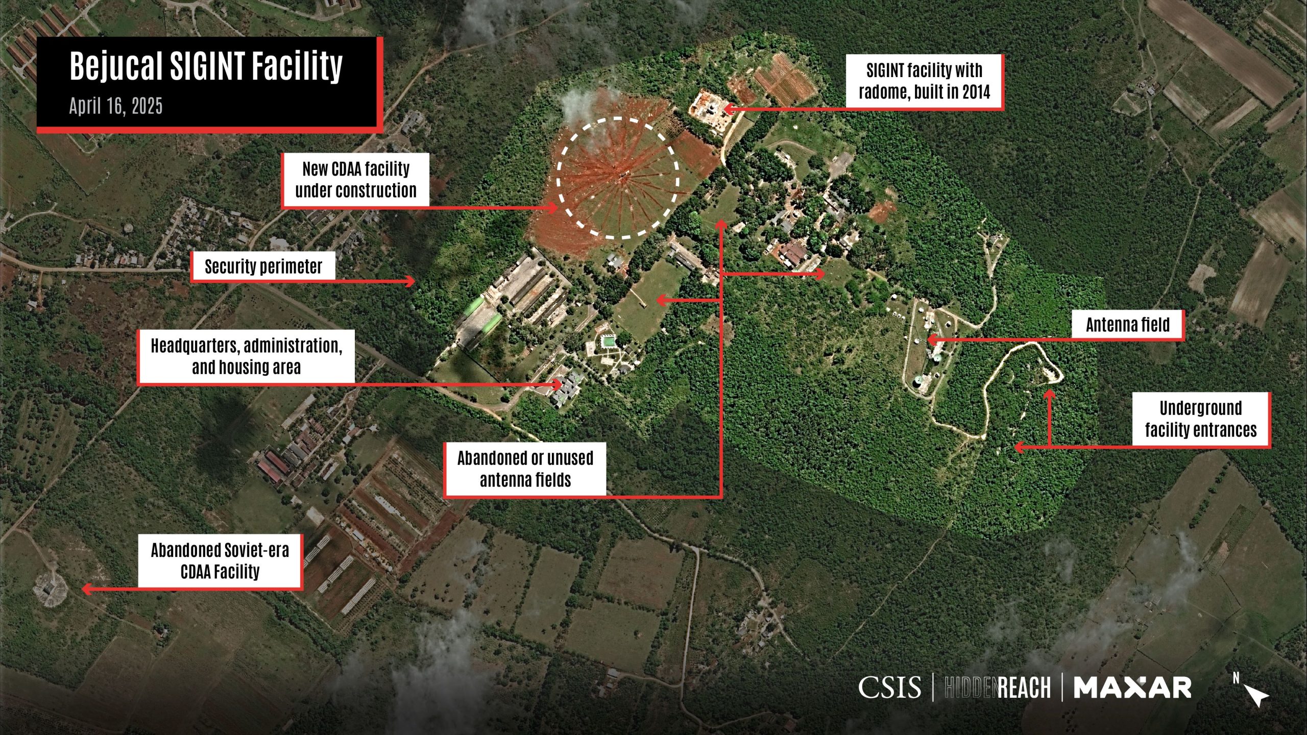 New Activity at Possible Chinese Intelligence Facilities in Cuba