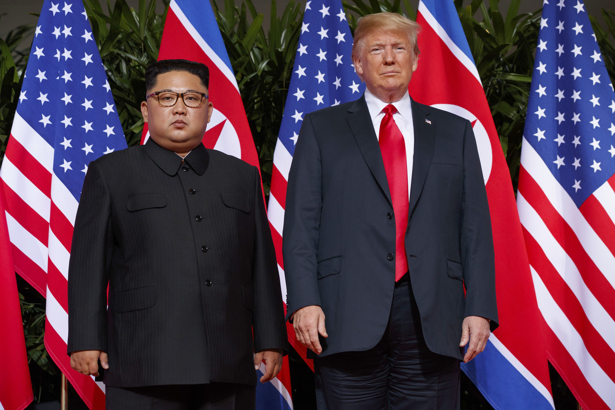 Trump hints at new approach to North Korea’s nuclear programme