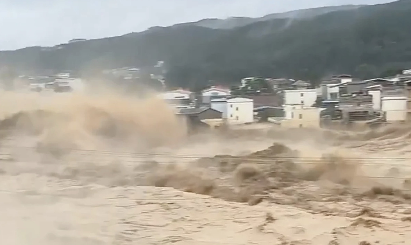 China dam collapses, cross-border railway halted as Typhoon Maysak slams Guangxi