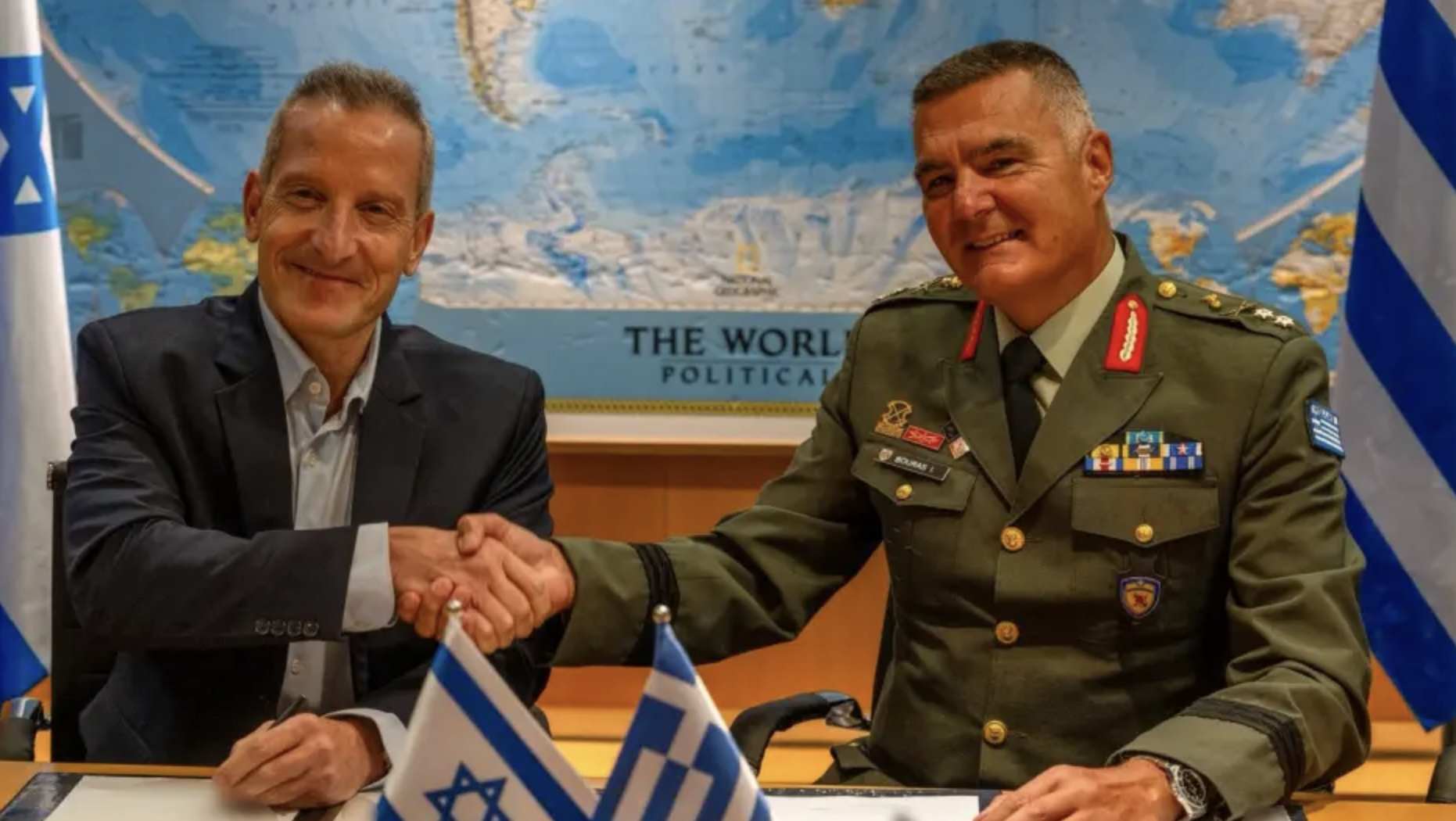 Israel and Greece sign landmark $3.5 billion defense deal for Achilles Shield