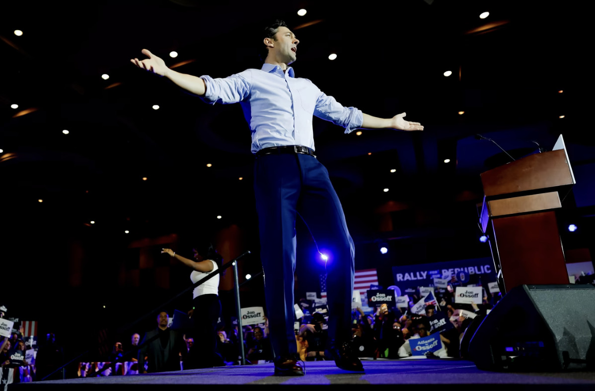 Jon Ossoff Has Jabbed at Trump for Months. Many See a 2028 Audition.