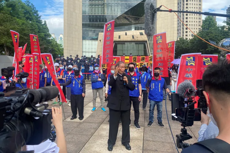 Taiwan’s ‘White Wolf’ leads lonely crusade to ‘reunify’ with China