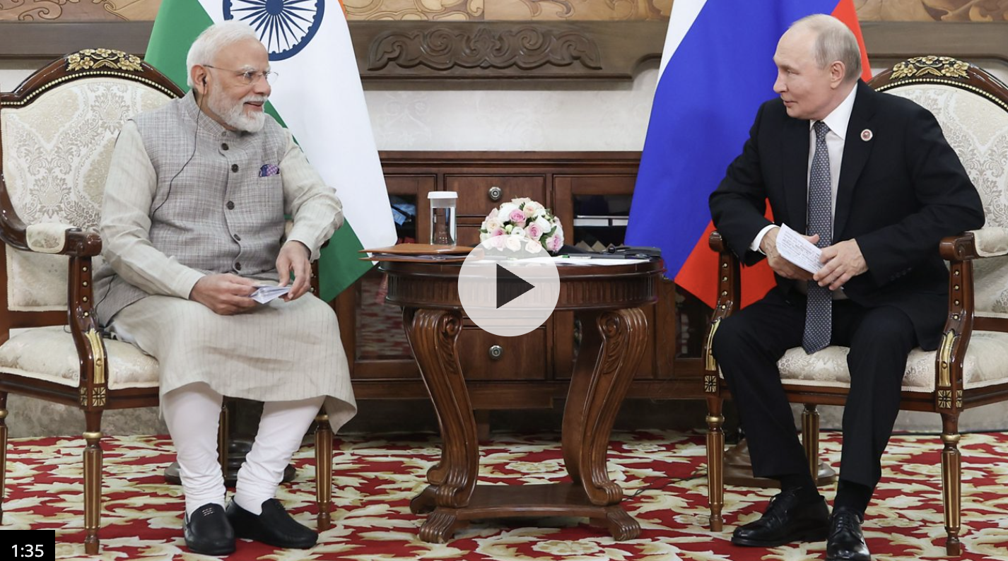 Indian Prime Minister Modi urges Putin to end war in Ukraine