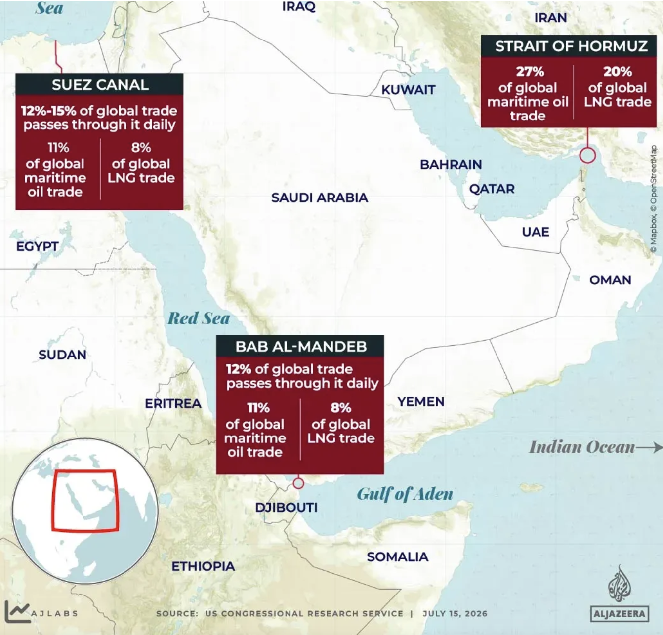 Yemen envoy Bab al-Mandeb threat risks global shipping crisis amid Red Sea offensives