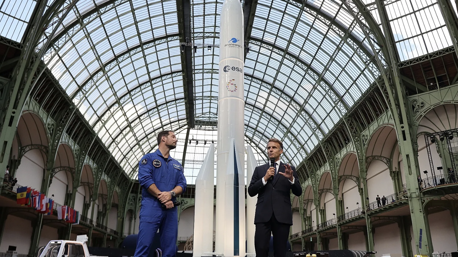 European space sector expansion pushed by Macron and Von der Leyen to bolster security