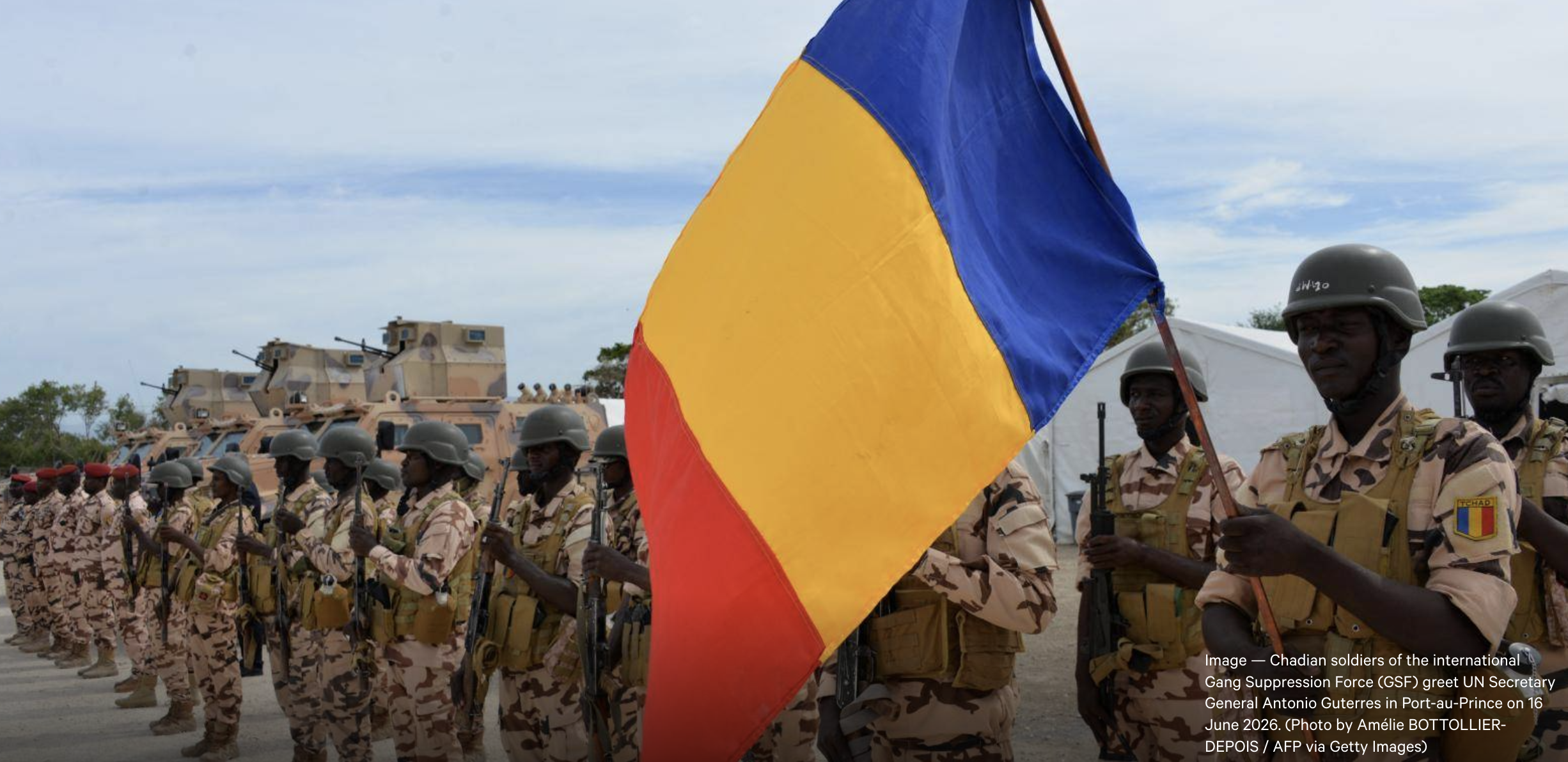 UN vote Haiti Gang Suppression Force decision critical for regional stability and aid