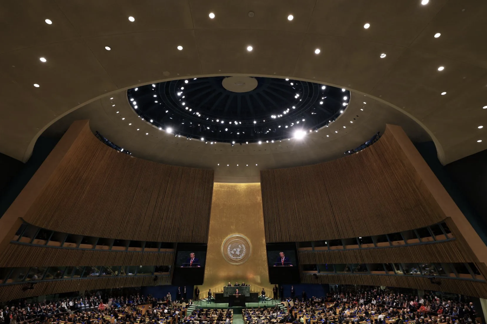 United Nations General Assembly hall during the opening of the 81st session in New York