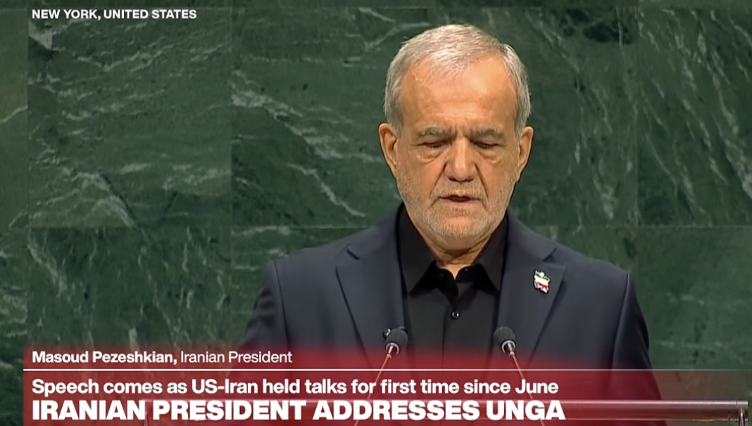 Masoud Pezeshkian UN General Assembly speech defends Iranian sovereignty amid indirect US diplomacy