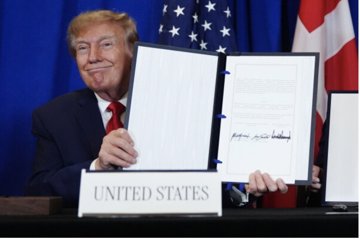 Trump signs US-Denmark-Greenland