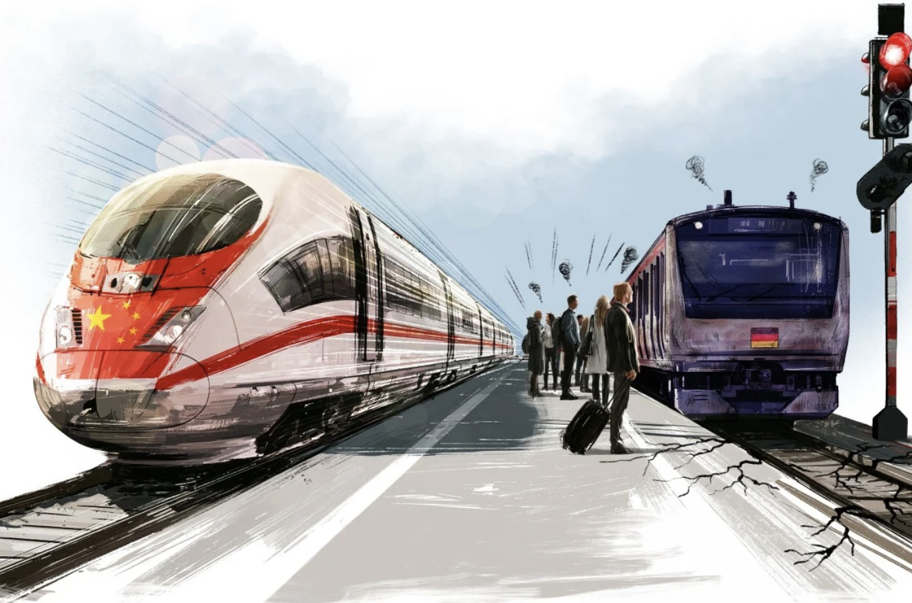 How years of thin investment have stalled Germany’s rail network as China’s speeds ahead