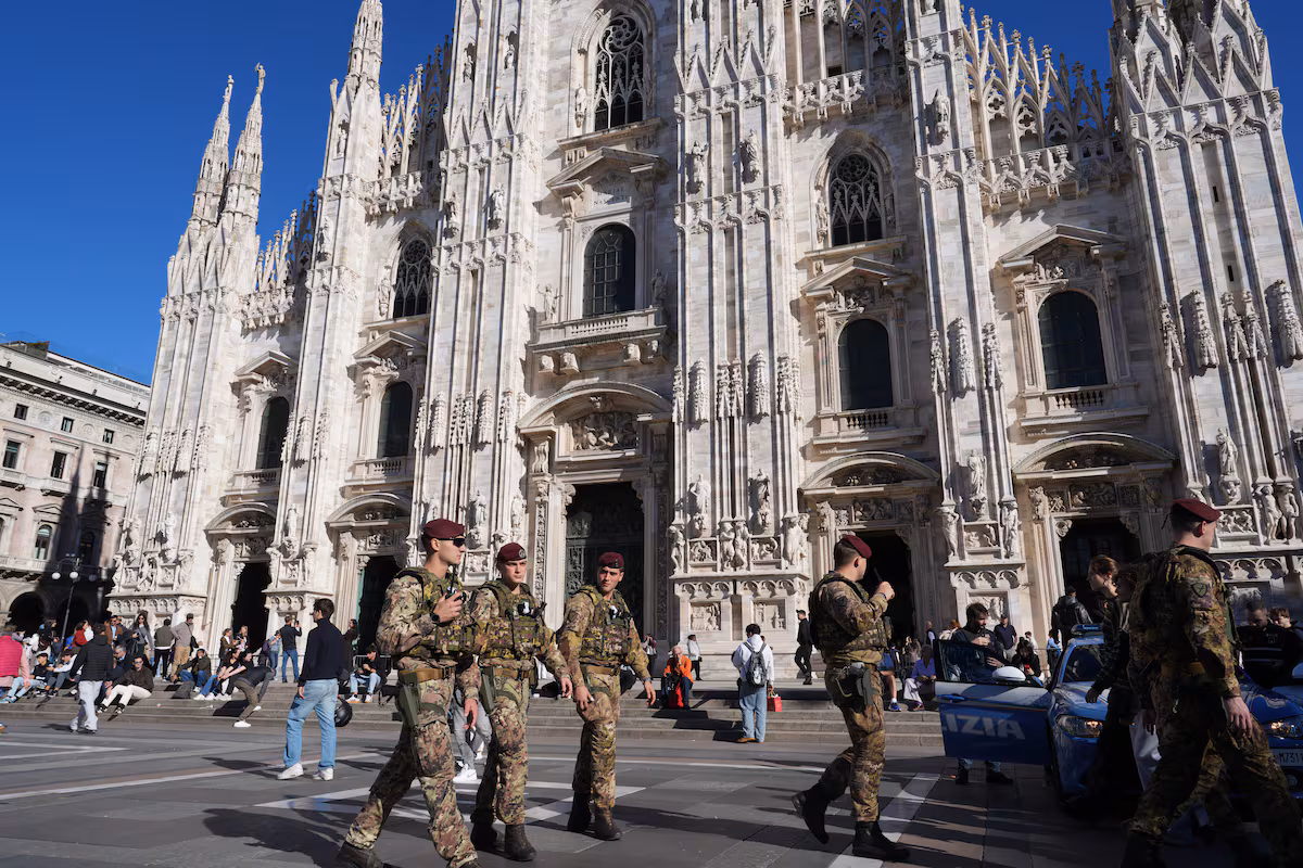 Protestas en Italia transcurren sin incidentes tras detención del promotor en redes