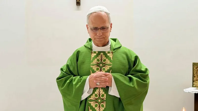 Pope pictured for first time following Pope Leo XIV cancer diagnosis